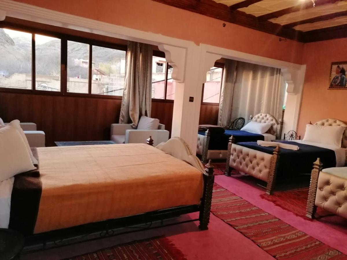 Hotel Restaurant Les Etoiles Du Toubkal Imlil  Kültér fotó